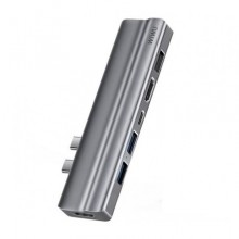 Адаптер-переходник Wiwu Adapter USB Type-C 8 in 1 T9 для Apple Macbook